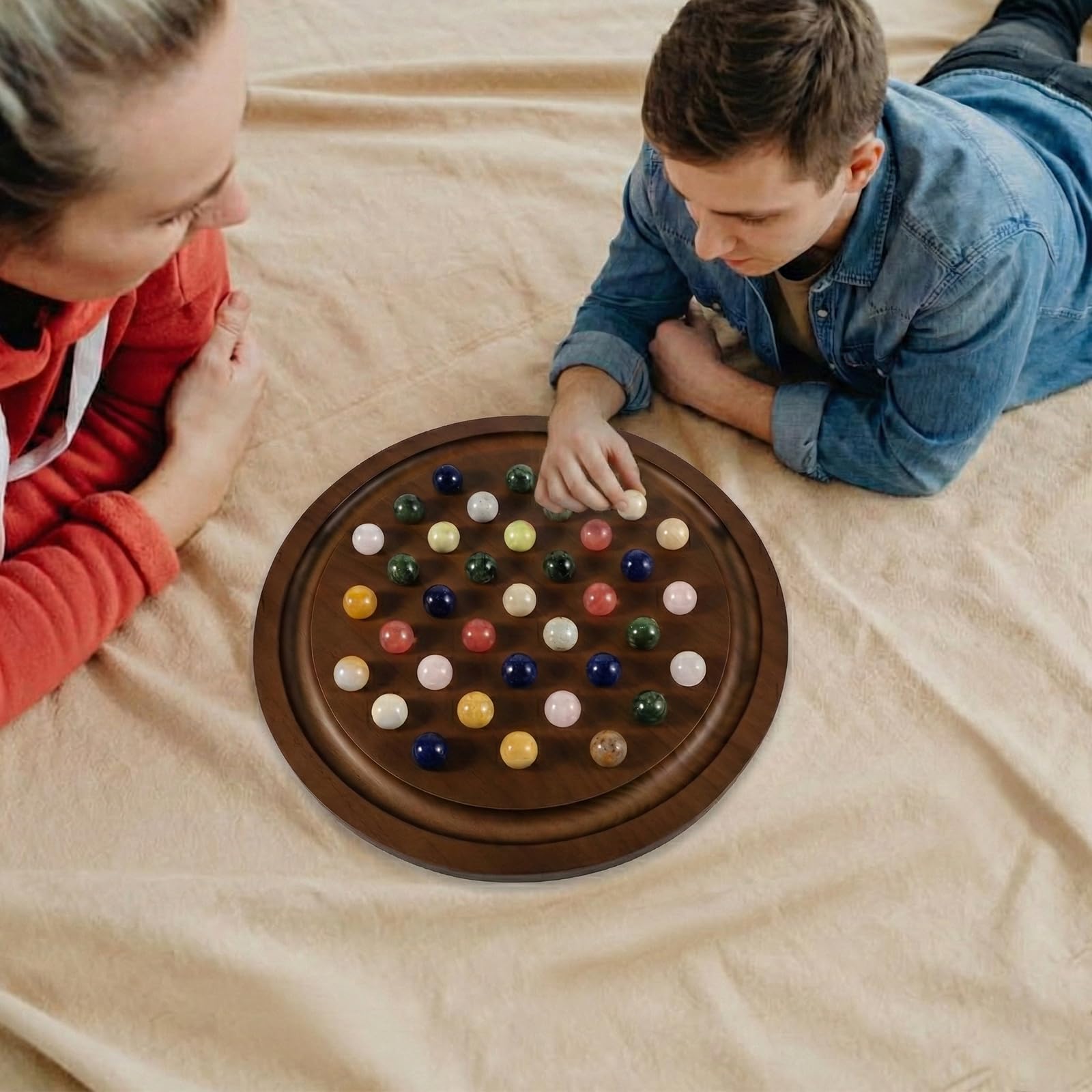 Amazon | Medikaison 15.7インチ 特大ソリティアマーブルゲームセット