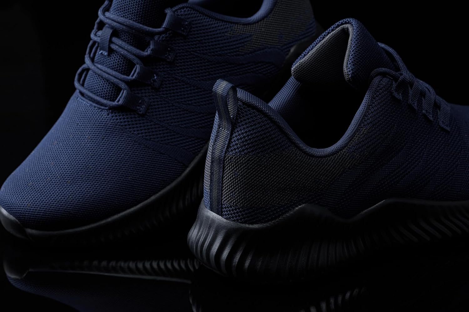 CALTO Men's Invisible Height Increasing Elevator Shoes - Navy/Blue Ultra Feather Lightweight Sporty Sneakers - 2.8 Inches Taller - Q217 - Size 12 D(M) US - Image 10