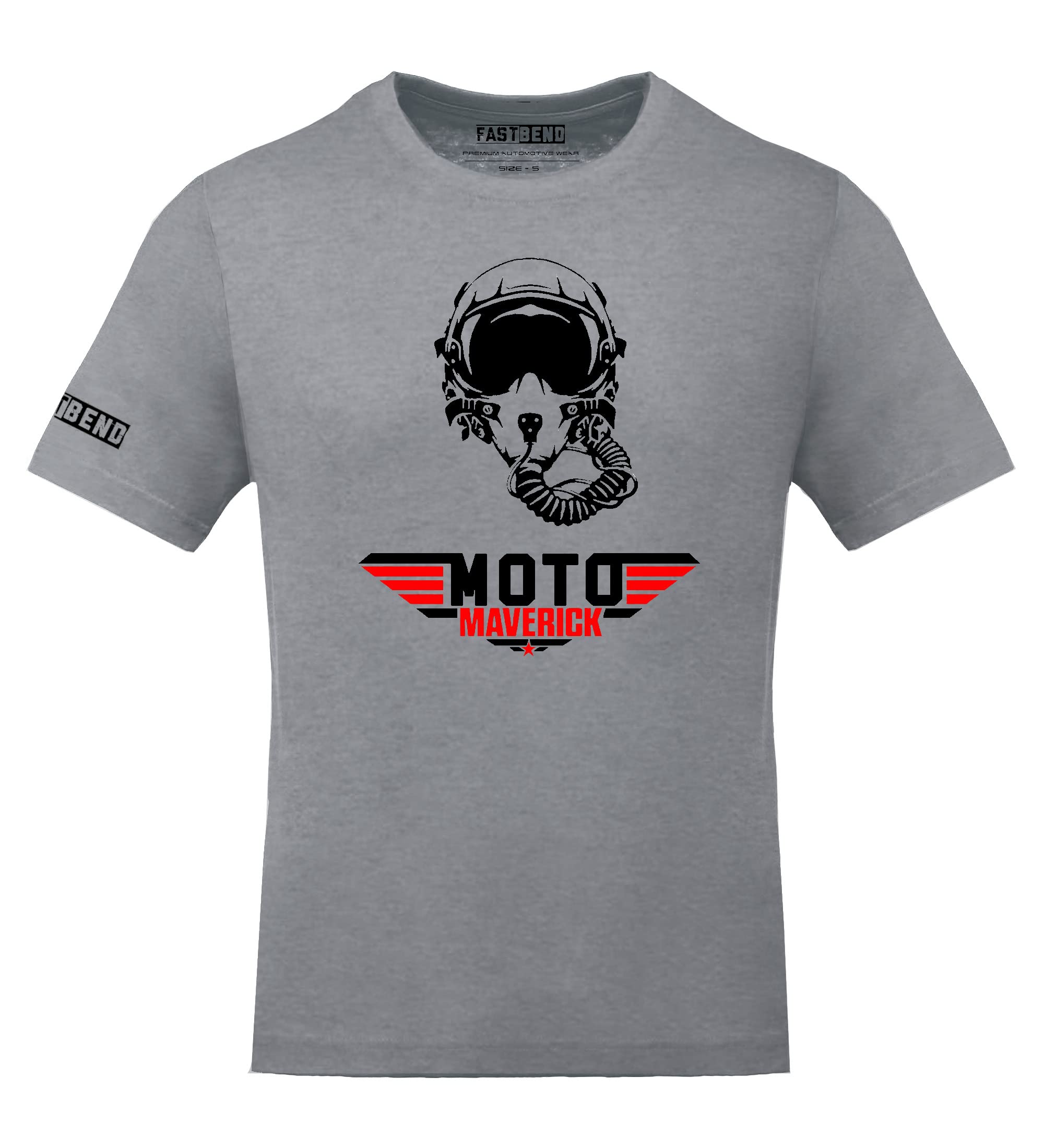 FastBendFastb Moto Maverick Grey Tshirt