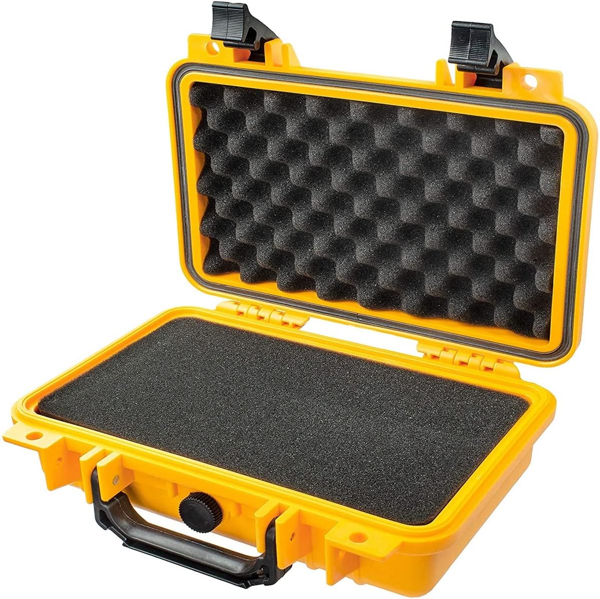 Eylar Don't Tread On Me Hard Pistol Case 11.6 Inch 8.3 Inch 3.8 Inch (Yellow, Compact 1 Gun)