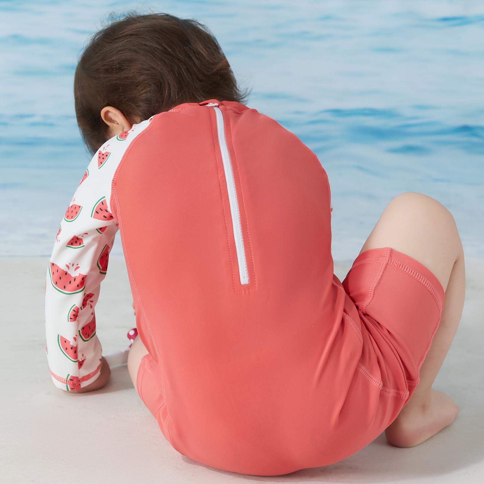 Costume da bagno monopezzo, protezione UV 50+, protezione solare