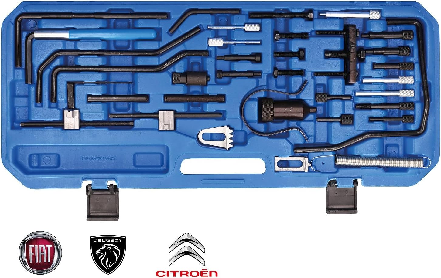Brilliant Tools BT592250 Citroen, Peugeot, 34-Piece Set Motor adjustment tool set