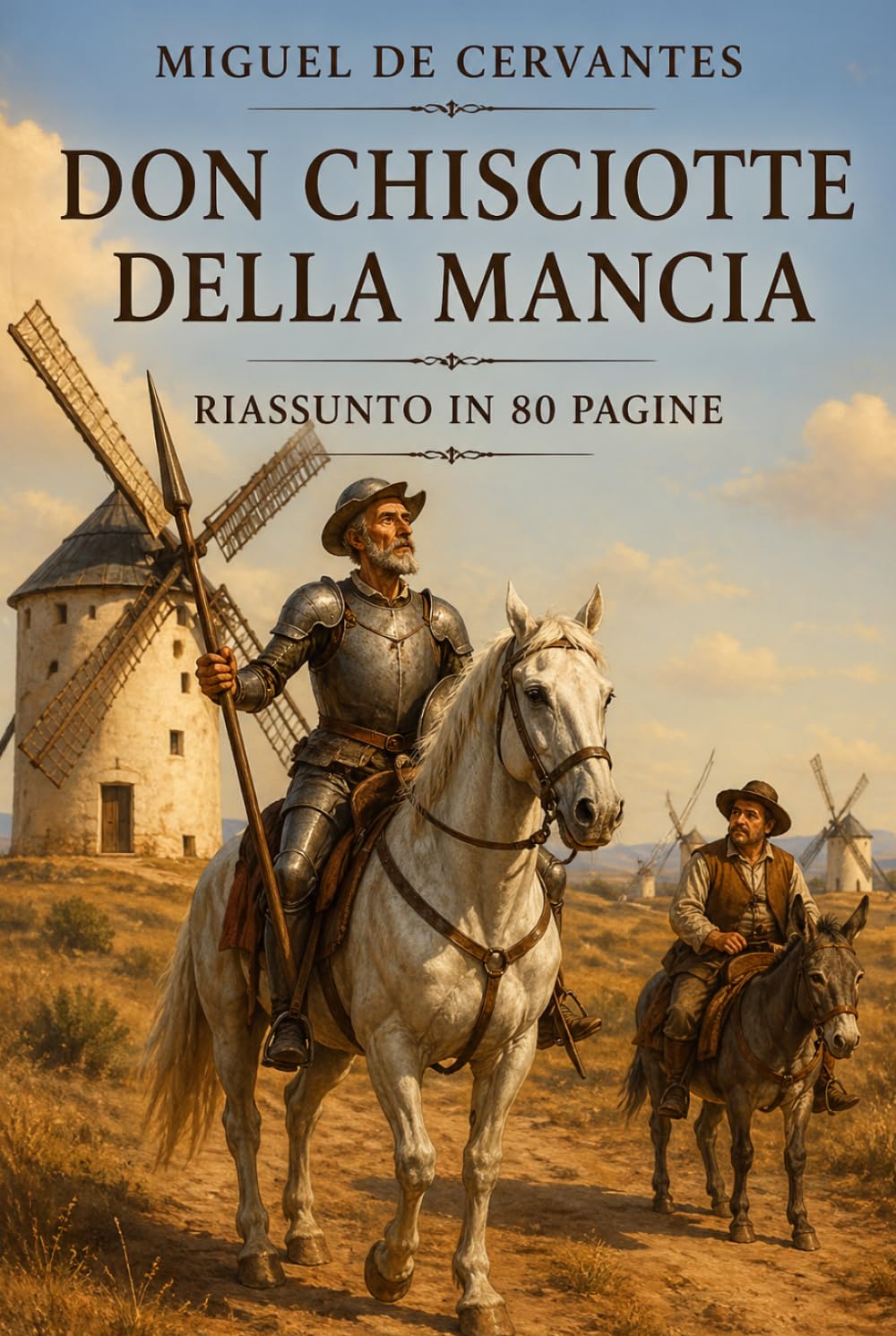 DON CHISCIOTTE DELLA MANCIA: Riassunto in 80 pagine (struttura originale)