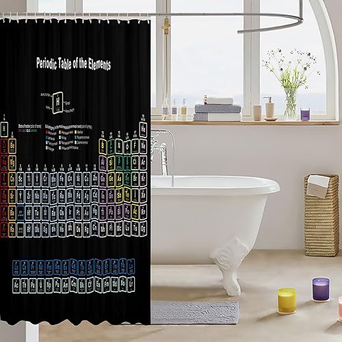 Vista 70 de Erosebridal Kids Tie Dye Shower Curtain, Girls Bohemian Hippie Bath Curtain, Watercolor Psychedelic Bathroom Accessories, Waterproof Polyester