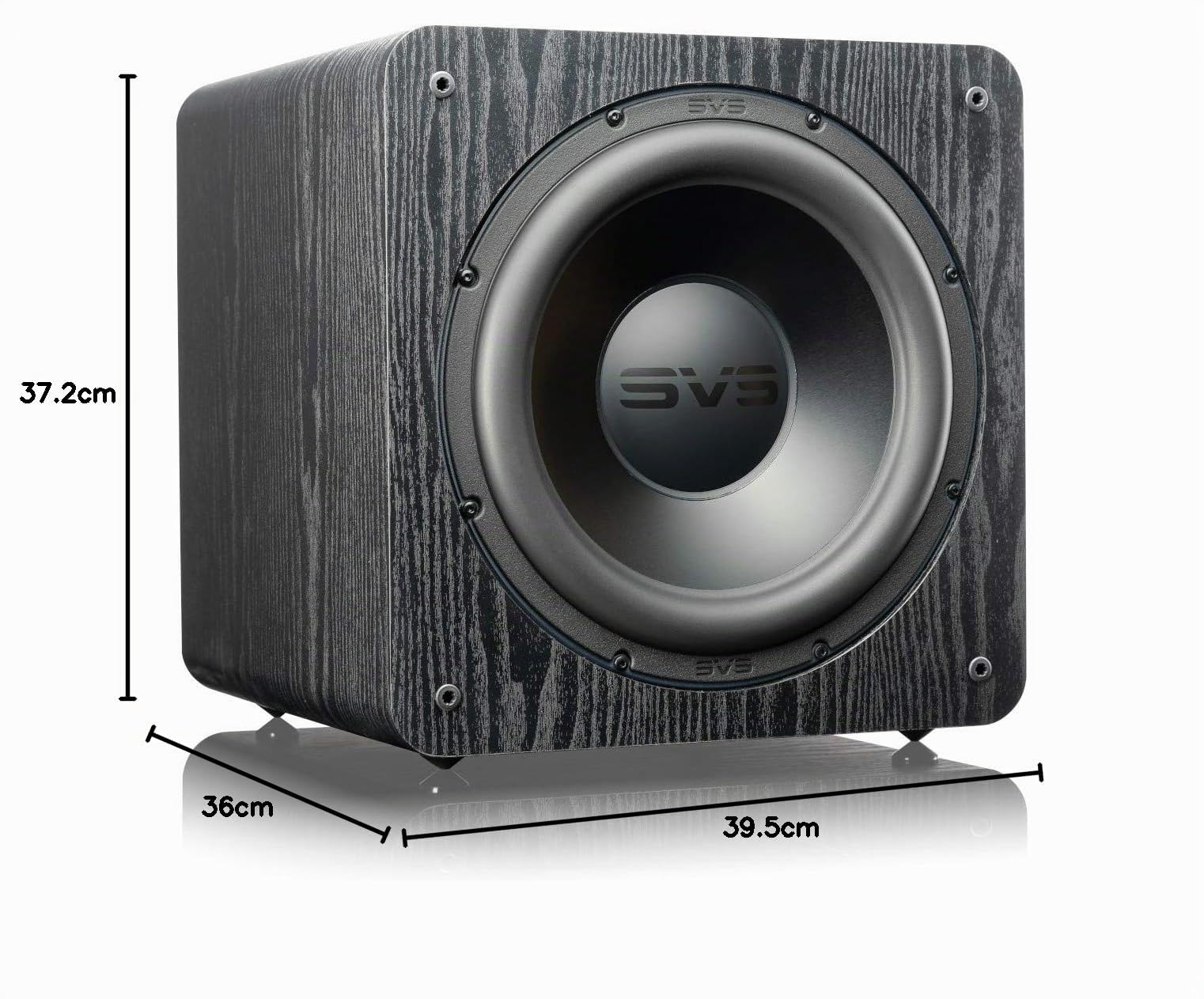 Subwoofer SVS SB-2000 Pro - Nero cenere con potenza che riempie la stanza e estensione sotto i 20 Hz con raffinatezza audiofila. Porta prestazioni da subwoofer di riferimento a più persone che mai.