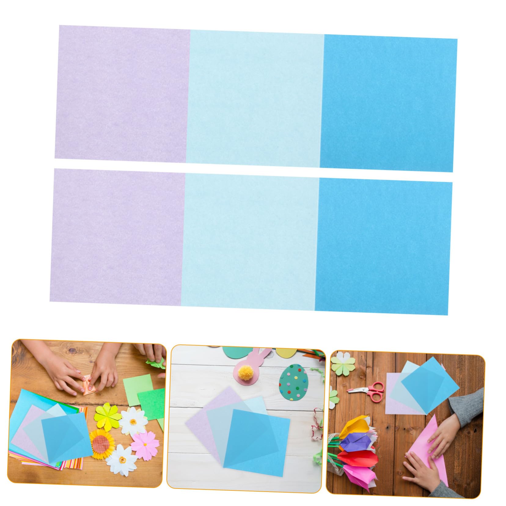 Carta Doppia per Origami Colorata Pezzi Quadrata Bambini 600