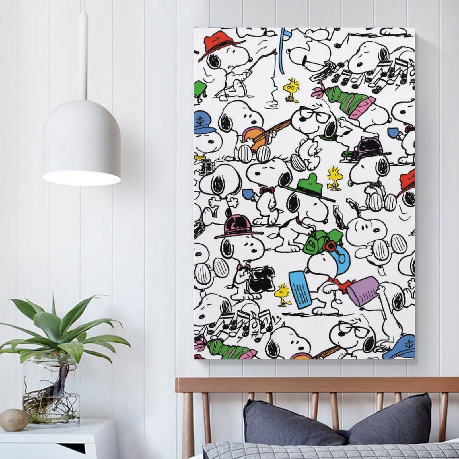 SNOOPY/スヌーピー/3Dデコアート/絵画/インテリア/飾り Amazon