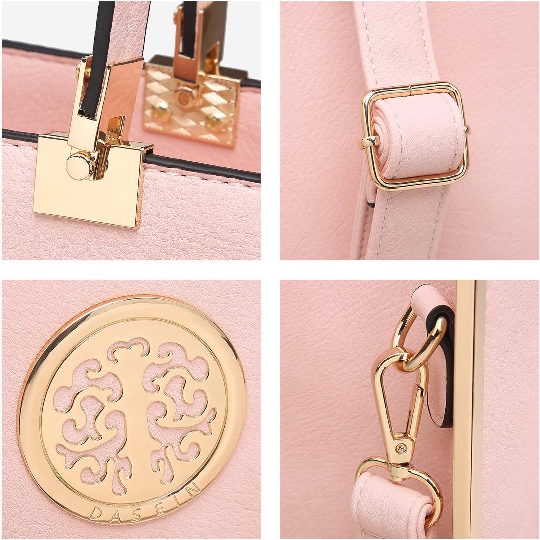 Dasein Women Purses and Handbags Top Handle Satchel Bags Large Shoulder Work Bag Tote with Wallet - Image 4