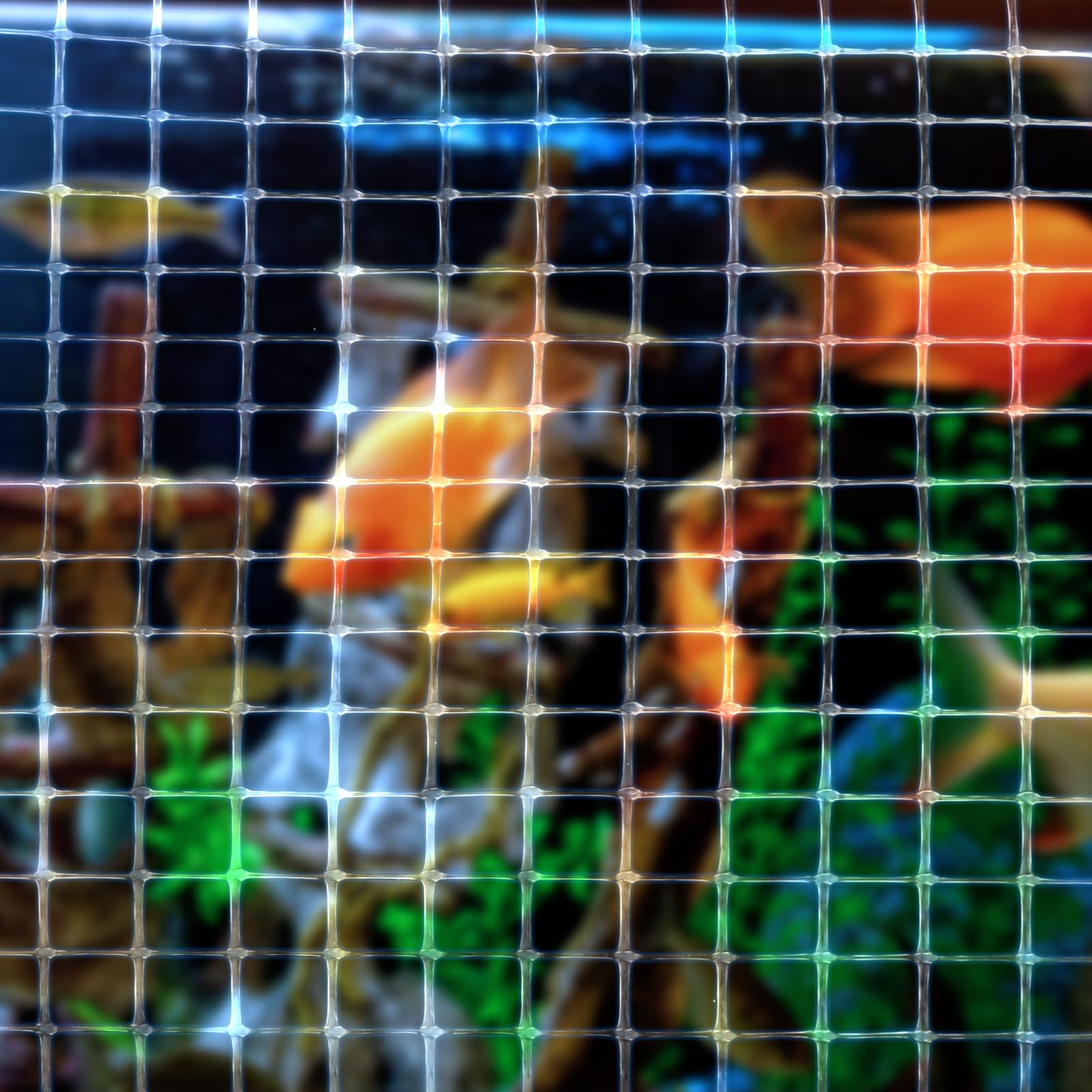 Baoblaze Aquarium-Siebnetz, Mesh-Siebnetz, langlebiges DIY-Ersatznetz, Aquarium, obere Abdeckung, Luftsieb, Netz, Anti-Sprung-Aquarium-Sieb
