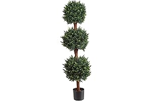 Artificial Hedyotis Topiary Spiral Tree for Outside Decorations