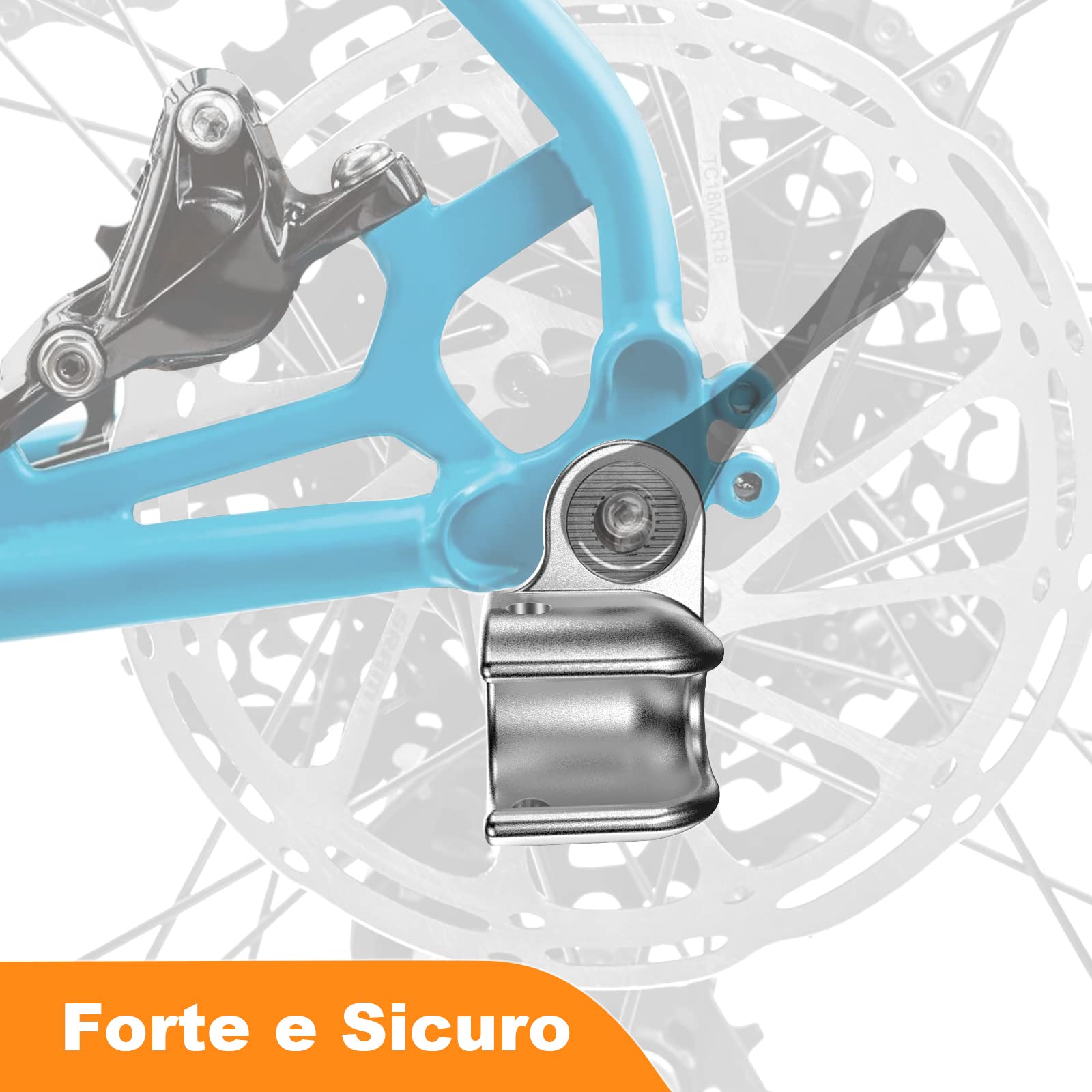 NICEDACK Thule Attacco per Rimorchio Bicicletta Argento 1 pezzo