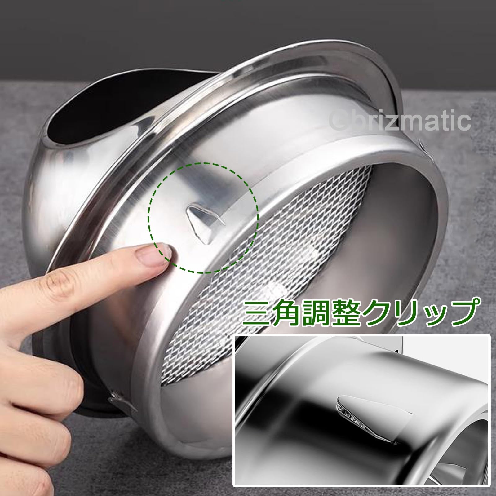 Amazon.co.jp: 通気口 ダクト 換気システム 保護ネット付き、換気口