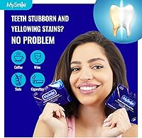 Vista 5 de MySmile Kit de bandejas blanqueadoras de dientes precargadas de 7 tratamientos con gel blanco de peróxido de hidrógeno al 12% para dientes