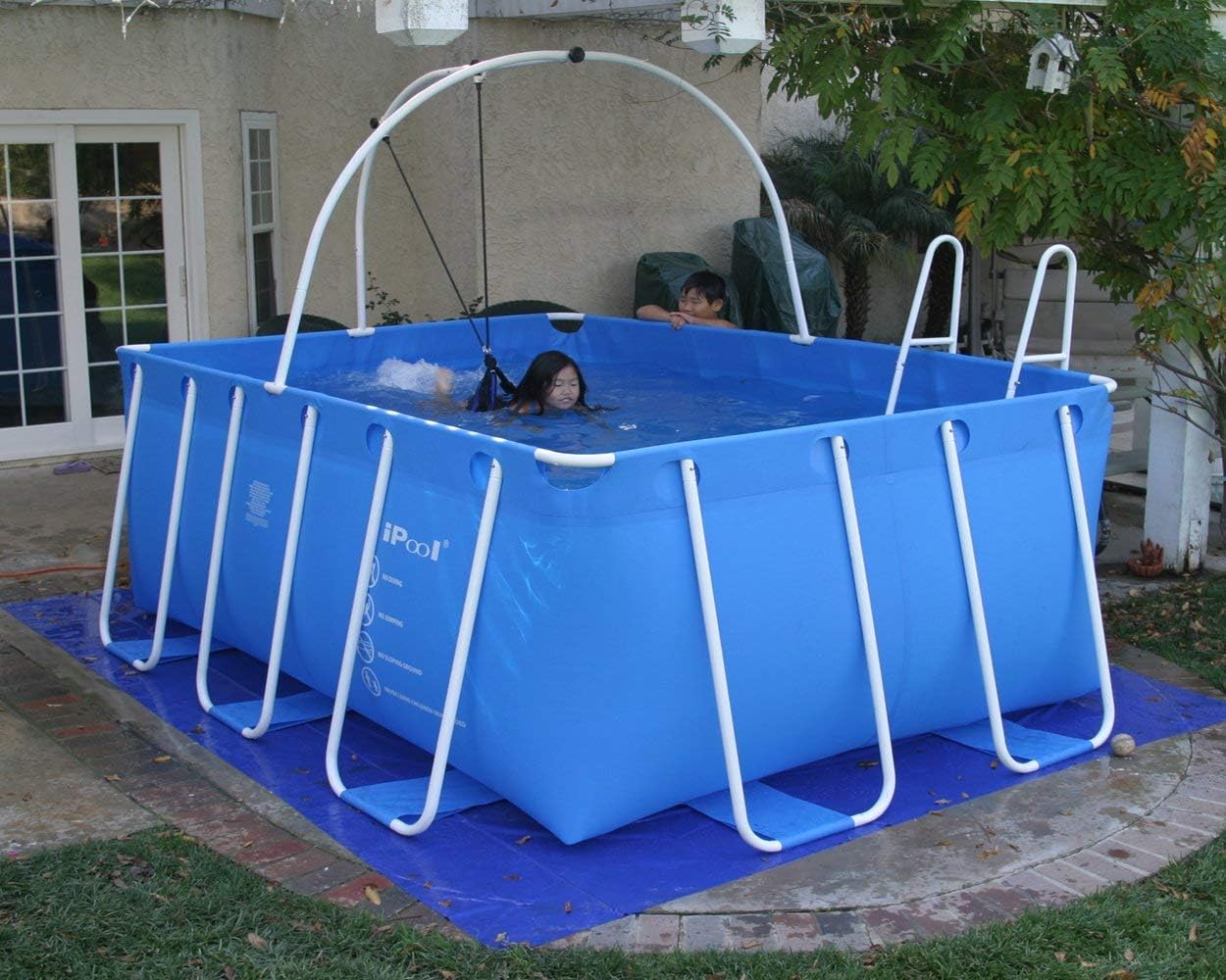 Fitmax iPool 9x12 Portable Therapy Pool - Resistance Swimming, Low Impact Exercise