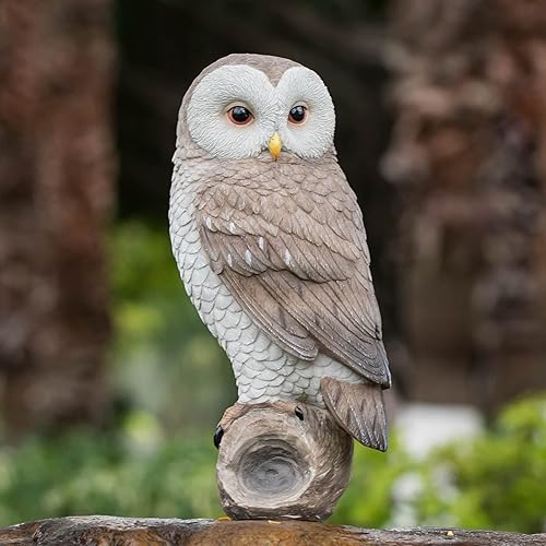 Miniatura 8 de Estatuas de búho para exteriores, jardín, patio, decoración del hogar, escritorio interior, mesa, figuras coleccionables, colección retro antigua,