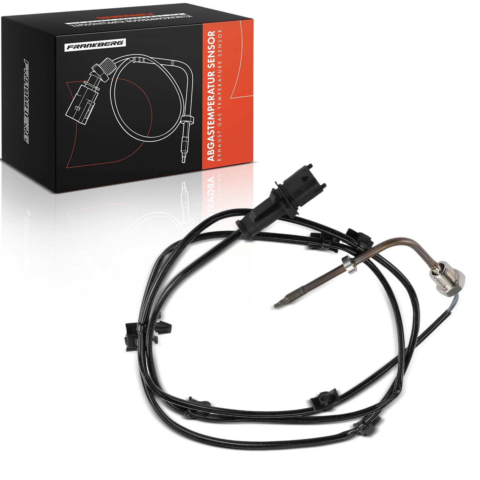 Frankberg Sensor de temperatura de gases de escape 2 Polos Compatible con Astra H Caravan A04 Zafira/Zafira Family B A05 Astra H Twintop A04 Astra H A04 Astra H Furgoneta/Touring L70 7451944,855412