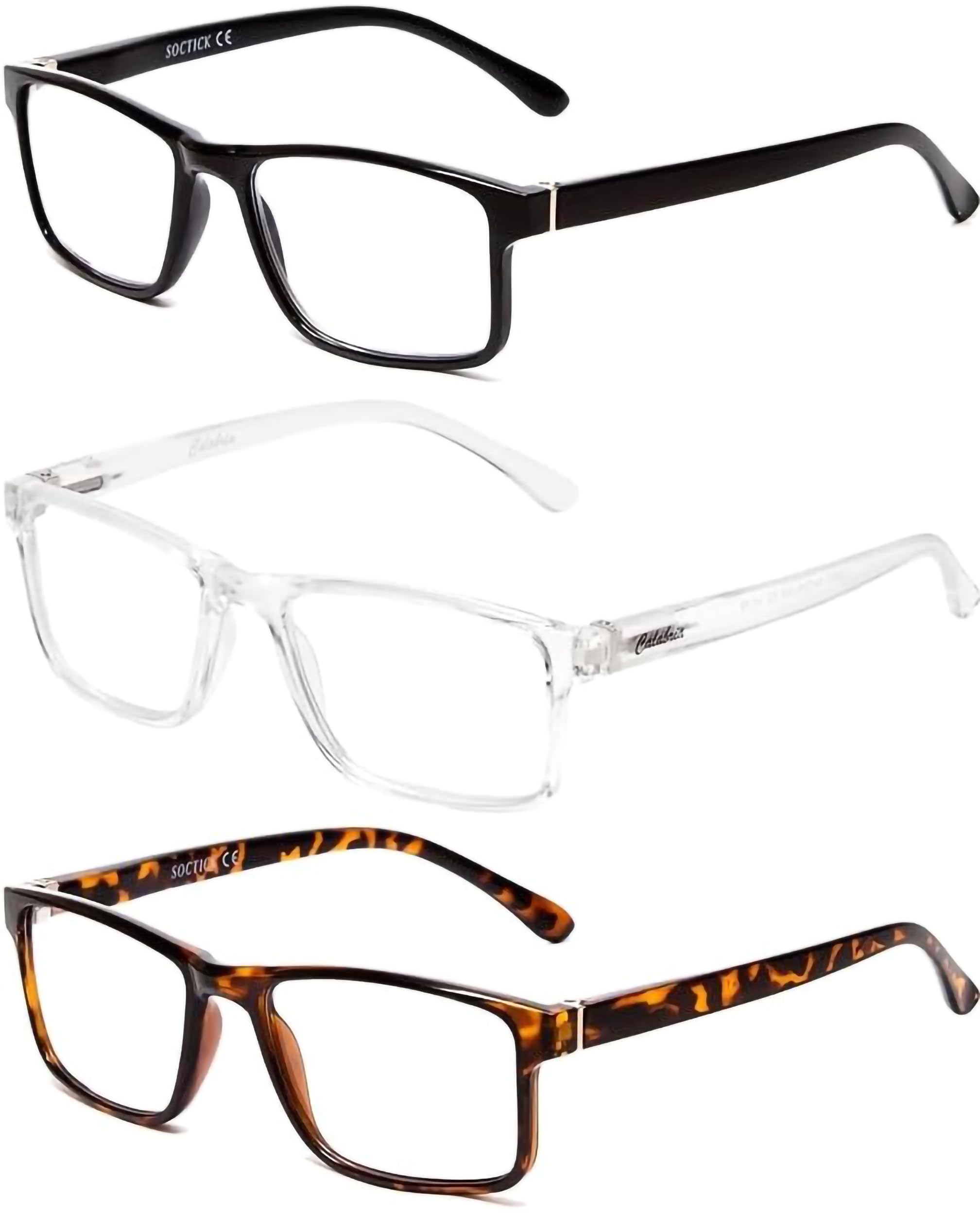 Medspex Blue Light Blocking Reading Glasses Men Women Designer Rectangular Computer Readers Trendy Durable Modern Eyeglass