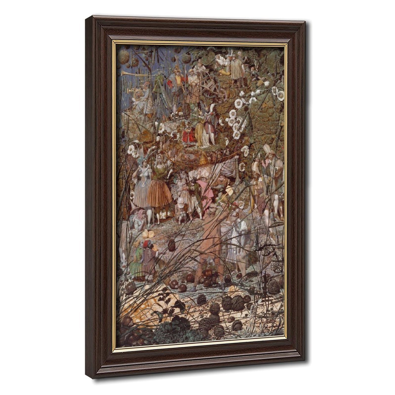 WCYB Richard Dadd - Fairy Fellers Master Stroke 1855 Posters Prints Canvas Deco Paintings Wall Art Hangable Frame 8" L X 12" W