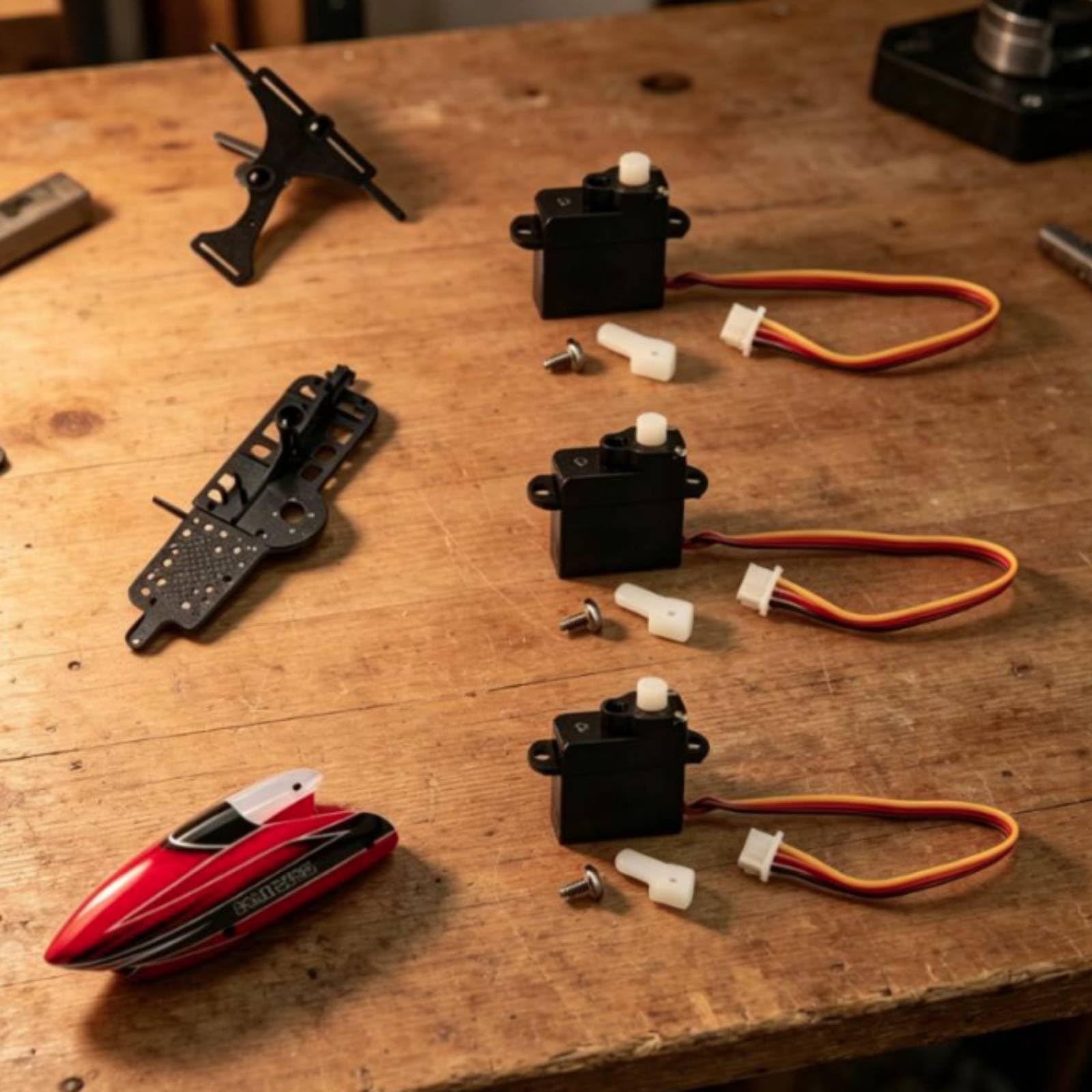 Industrieller Flugzeug Umrüstkit RC Hubschrauber Upgrade Set Ersatzteil Set Wartungs Kit Elektronik Verbesserte Kontrolle Umgestaltung für Modellbau Pflege DIY Lernen