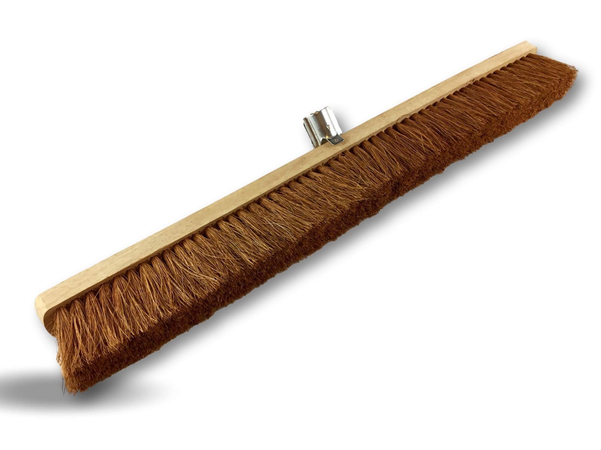 Miotła warsztatowa typu kantonier | Zestaw 3 | Track Outdoor | Długość 80 cm | Wypełnienie z naturalnego włókna kokosowego | Drewniana podeszwa | Metalowe tulejki Ø 28 mm | Bez uchwytu | Kibros 2080x3