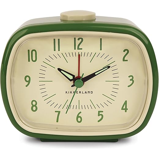 Kikkerland Retro Green Decorative Alarm