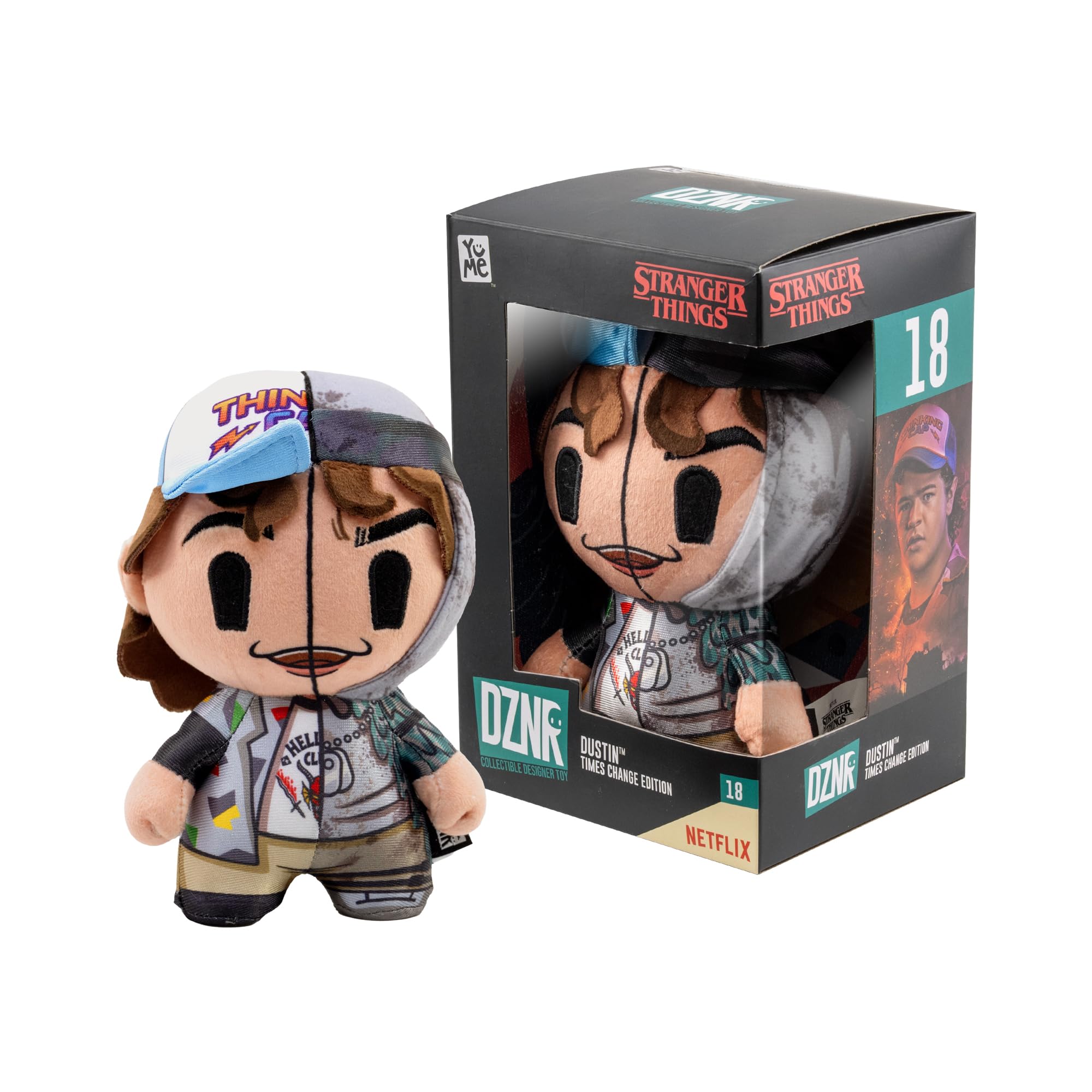 YuMe Stranger Things DZNR Plush - TIMES CHANGE EDITION - Dustin