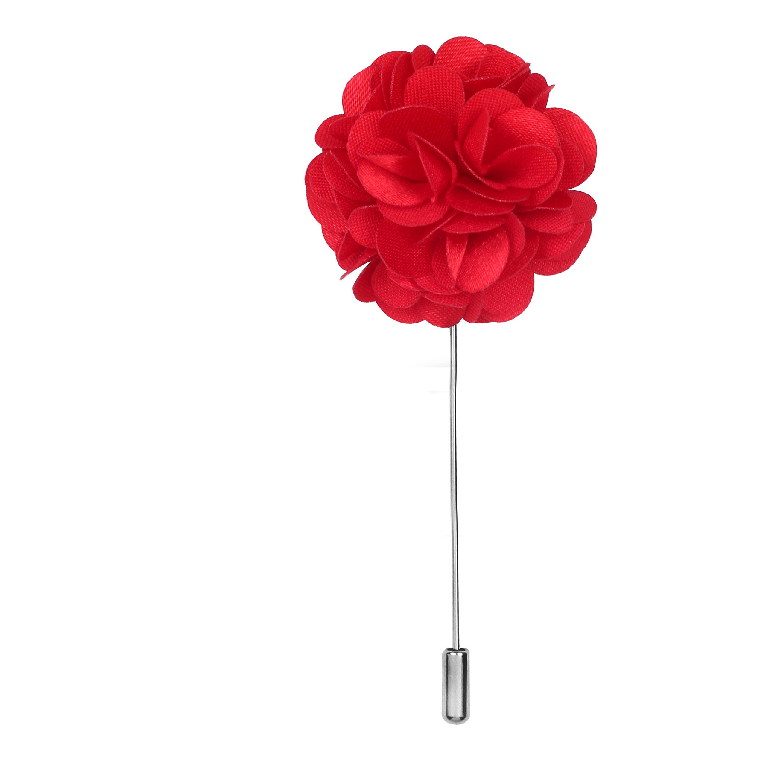 Peluche Petals - Red Colored Brooch/Lapel Pin for Men (B0786FGP5X) Amazon Price History, Amazon Price Tracker