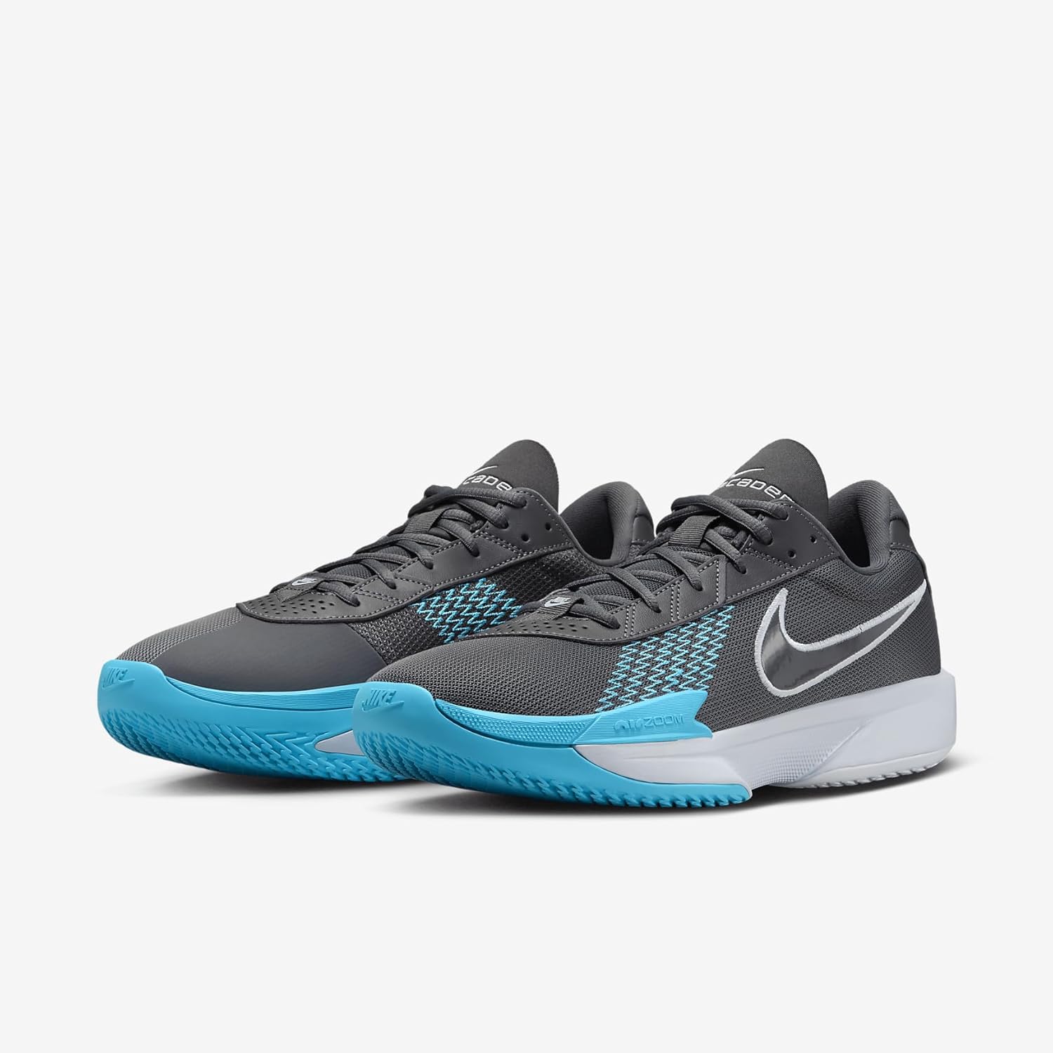 Nike G.T. Cut Academy Men's Basketball Shoes (FB2599-006, Iron Grey/Baltic Blue/Football Grey) Size 9.5