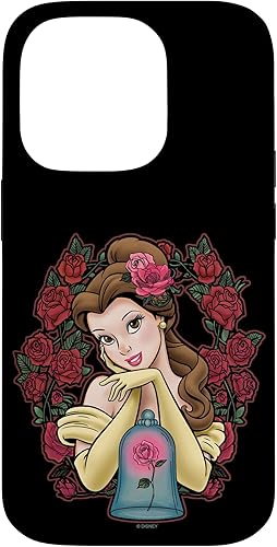 Funda para iPhone 14 Pro Disney Beauty & The Beast Belle Rose