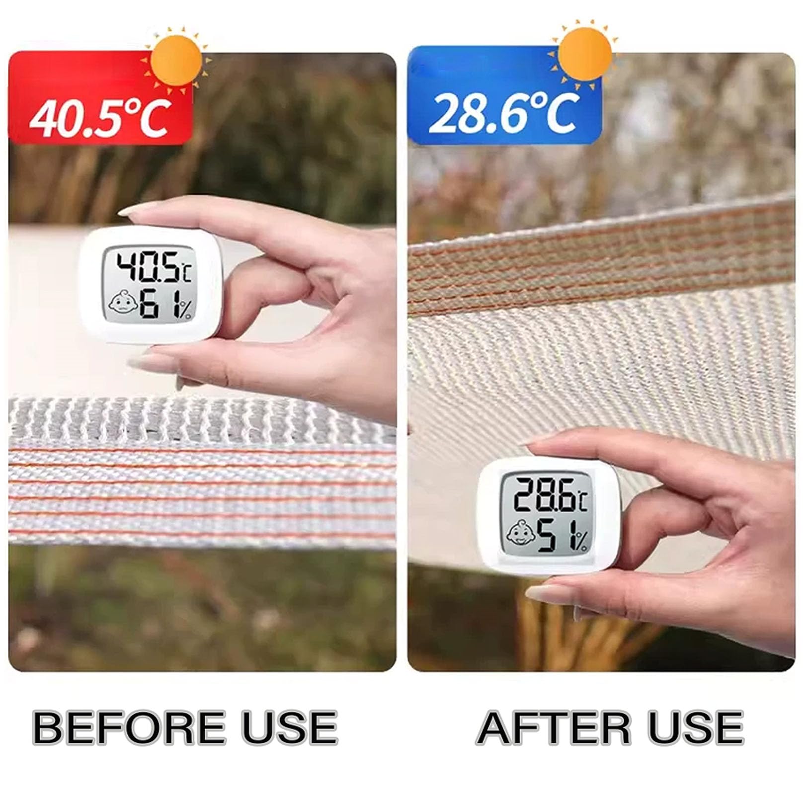Filet d'ombrage Blanc 6mx6m 55% de taux d'ombrage 3 Aiguilles Filet Anti-Chaleur et Respirante | résistant au vieillissement et aux UV,pour Balcon, Jardin, Fleurs et succulentes