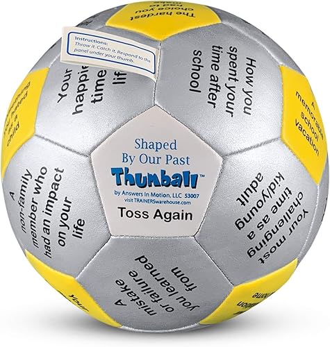 Miniatura 21 de Trainers Warehouse Colección Thumball de 6 pulgadas, 32 indicaciones para conversación, formación de equipos, relación y entrenamiento