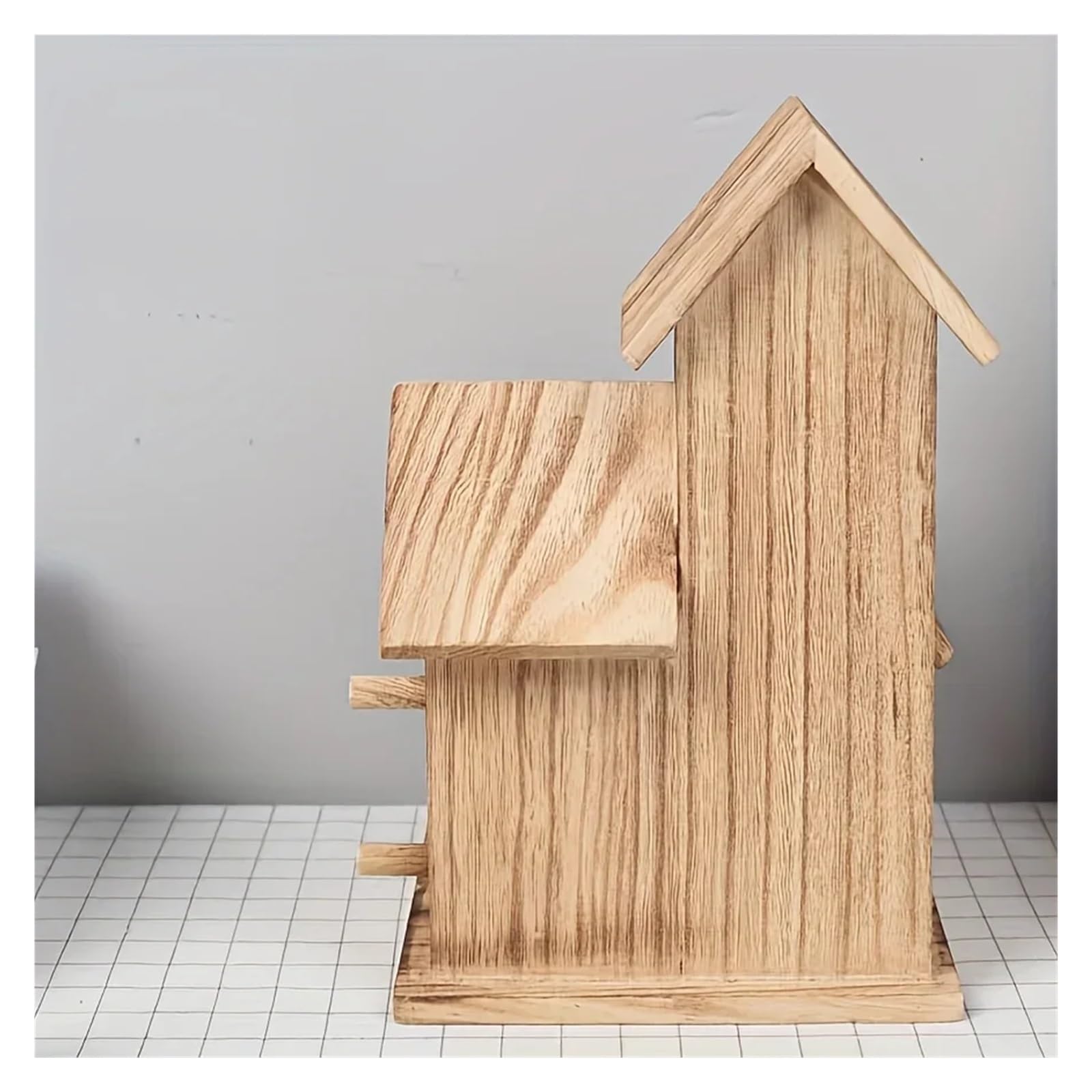 Nistkasten 1 Stück süßes Vogelnest, Vogelhaus im Villa-Stil, Papageiennest, aus Holz, Vogelkäfig-Zubehör, Vogelkäfig(Color 1)