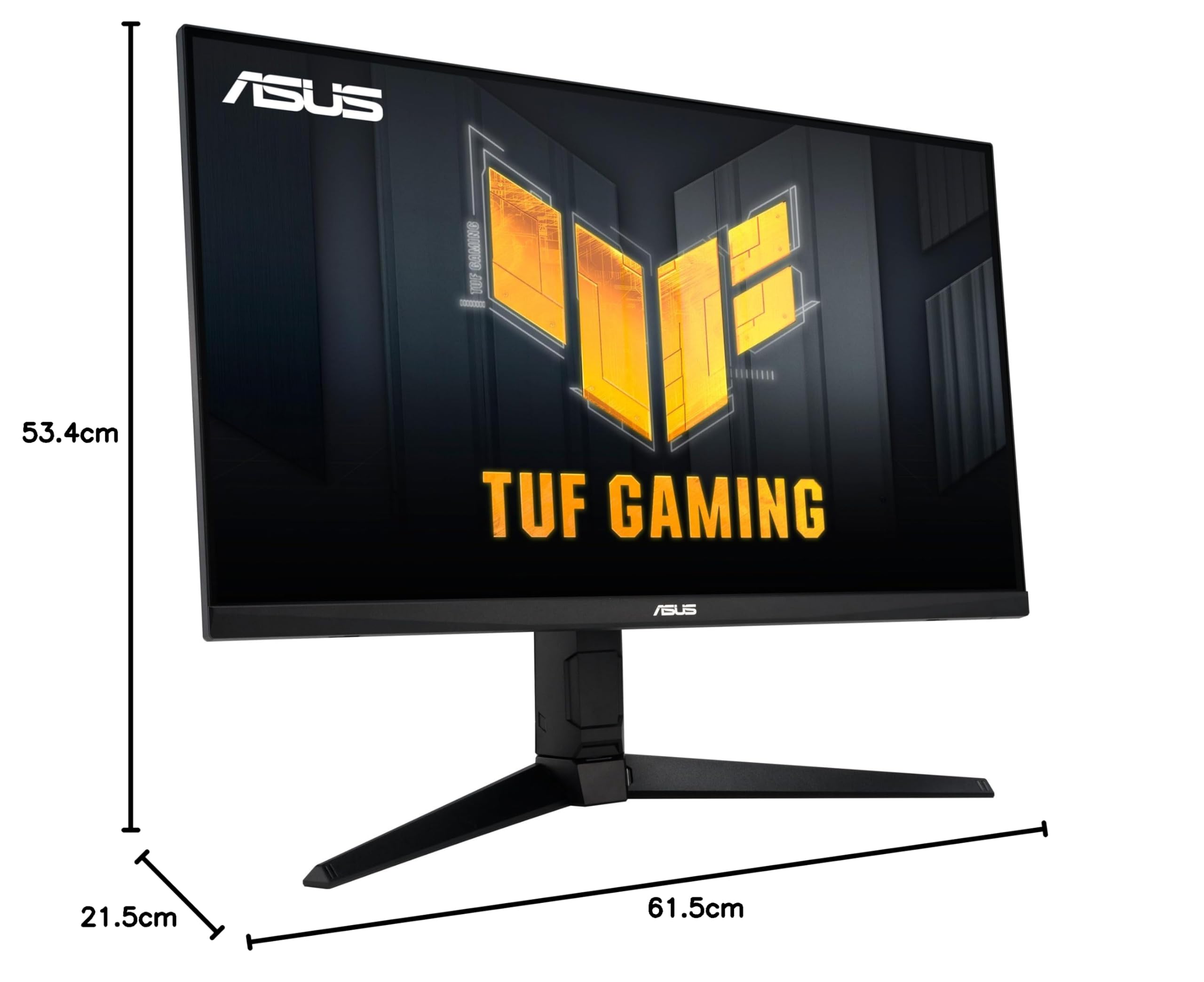 ASUS TUF Gaming VG27AQL3A – 27-calowy monitor WQHD – 180 Hz, 1 ms GtG, FreeSync, G-Sync, Adaptive Sync, ELMB, DisplayHDR 400 – panel Fast-IPS, 16:9, 2560 x 1440, DP, HDMI, USB, ergonomiczny, głośnik