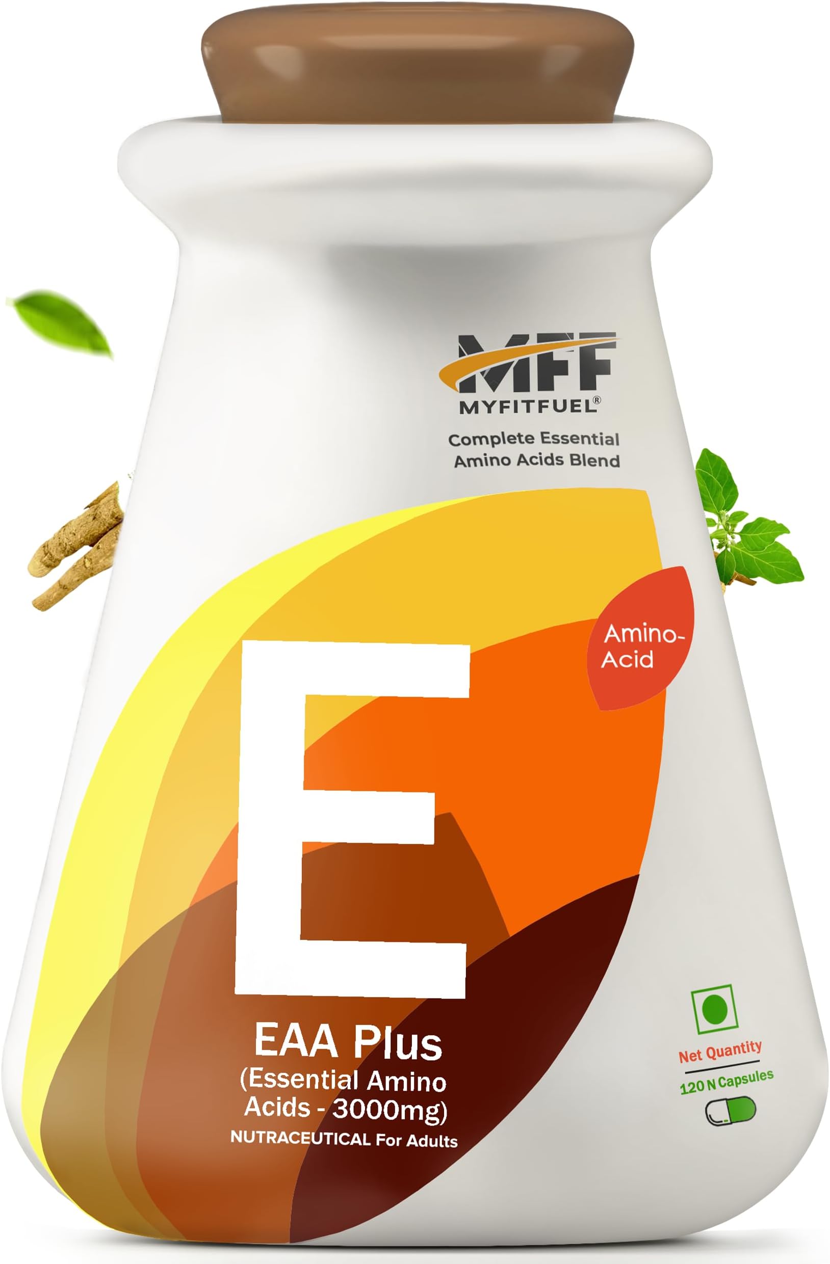 MyFitFuel Essential Amino Acid BCAA (3000 mg) 120 Tablets