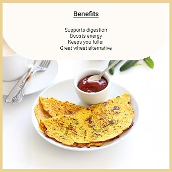 JALPUR MILLERS Stone Ground Gram Flour (Besan) 1kg – Chickpea Flour Milled from Quality gram – for Savoury & Sweet Recipes Like Pakoras, Bhajis, Laddoos & Baking – Protein-Rich for Authentic Cooking