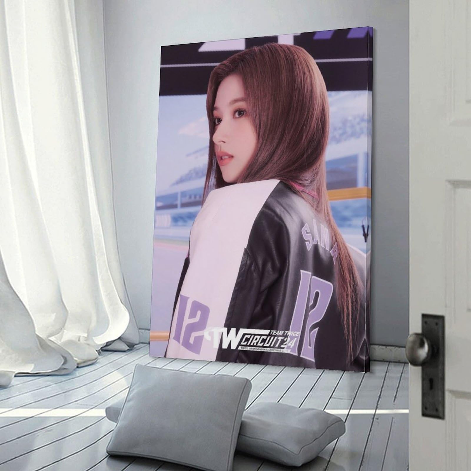 Amazon.co.jp: SANA サナ TWICE トゥワイスキャンバスポスター