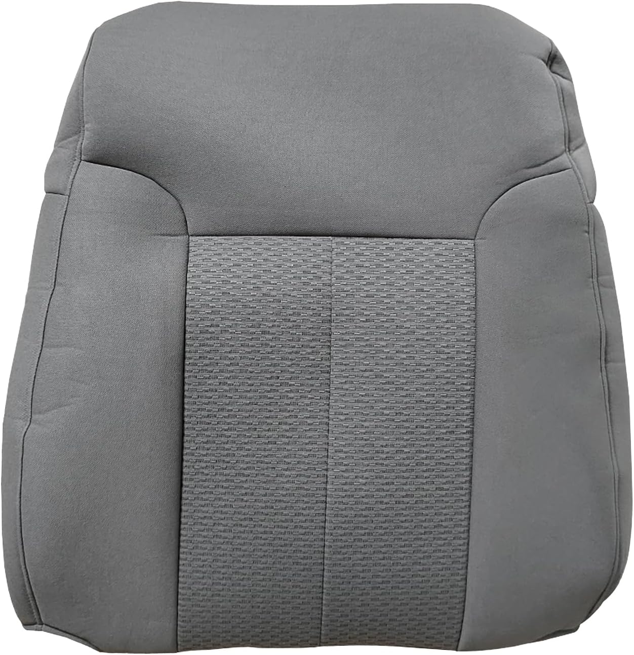 Passenger Top Lean Back Seat Cover Replacement Fits for Ford F150 XLT XTR STX XL 2011-2014 Fabric Cloth Gray