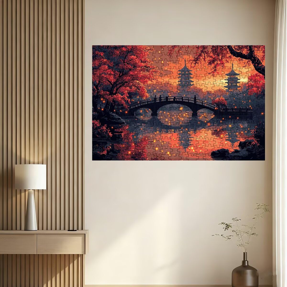 Puzzle 1500 Pezzi Paesaggi, Puzzle Ponte per Adulti, Puzzles in Legno Intrattenimento Creativo, Divertimento, Puzzles Educativi Classici con Confezione di Alta Qualità Idea Regalo Donna Decor -3120