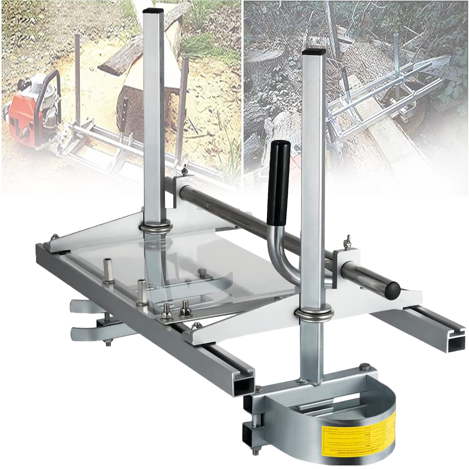 SBCGFY Chainsaw Mill,Portable Planking Milling,Chain Saw Sharpener Tool,Portable 36 Inch Stainless Steel/Iron/Aluminum Guide Bar Chainsaw Milling