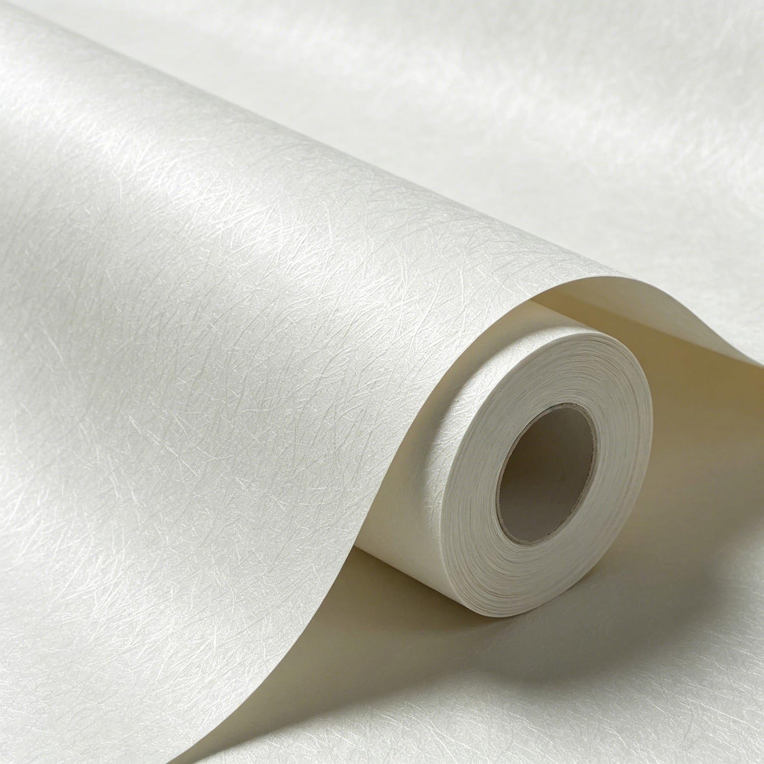 Carta da Parati Impermeabile Autoadesiva Moderna Minimalista, Facile da Pulire, Rimovibile Vinile per Pareti TV, Sfondo Divano, Decorazione Rapida, White, 60cmx10m