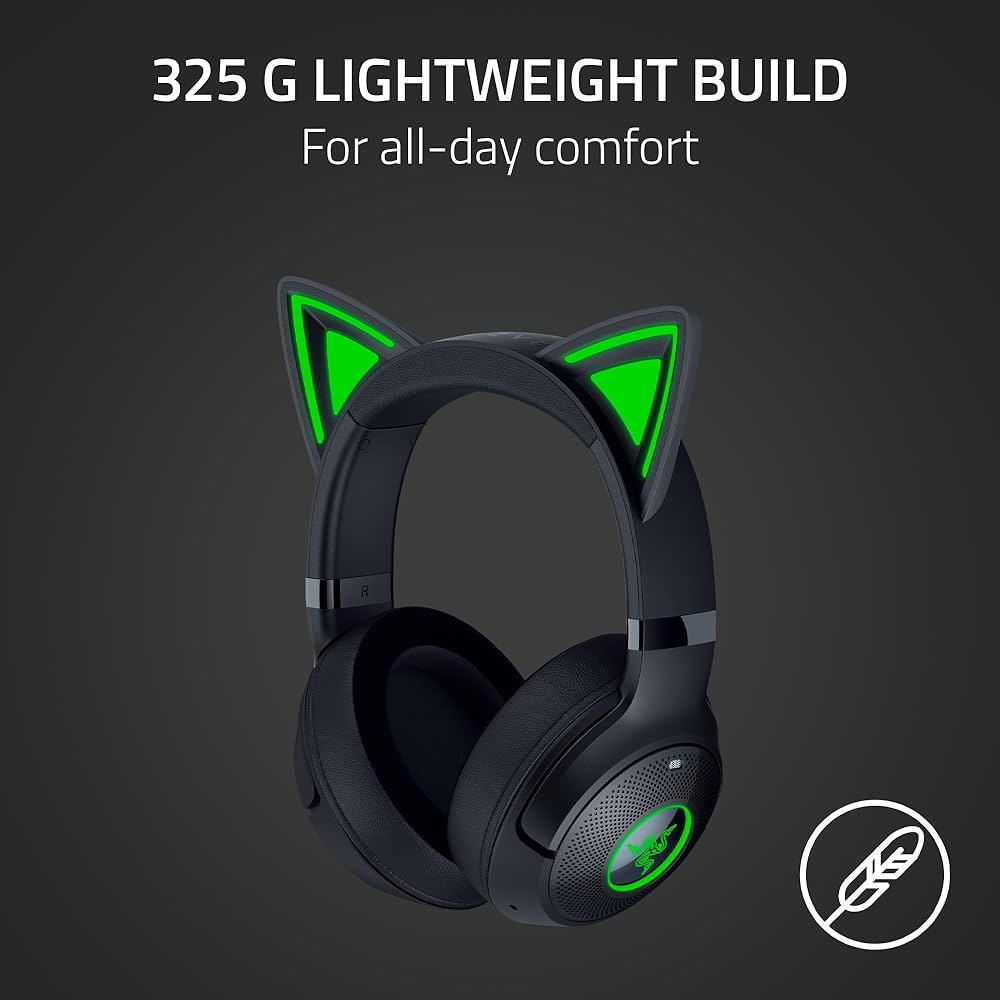 Amazon.com: Razer Kraken Kitty V2 BT Wireless RGB Headset: Chroma