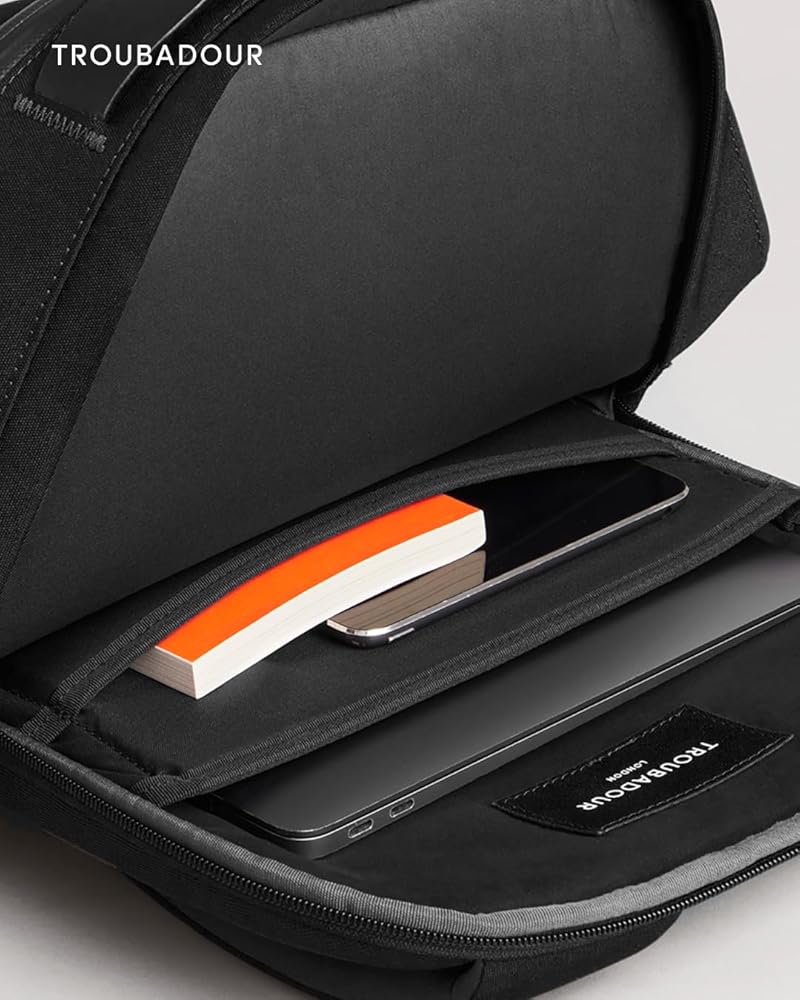 TROUBADOUR Apex Compact 3.0 ブラック Compact Apex Backpack | Lightweight Waterproof Fabric