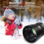 EF 85mm f1.8 Portrait Lens - MF for Canon EOS Rebel T8i/T7i/T7/T6i/T5/T3i/T3/T2i/XSi/XS/SL3/SL2/T100/90D/80D/70D/50D/5D Mark IV/6D II/7D II/1D X III II - Manual Focus DSLR Cameras Lens(EF/EF-S Mount)