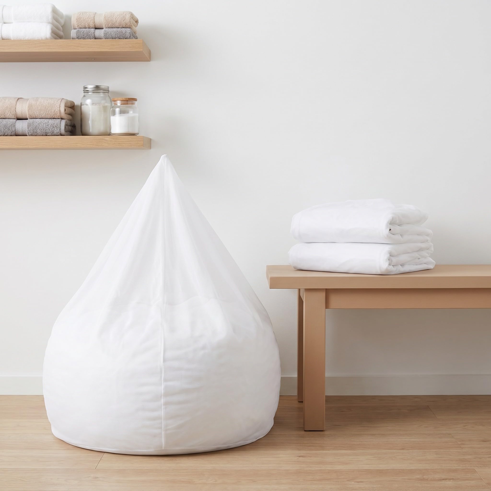 EXCEART 3 Piezas Funda Interior para Sillón Tipo Beanbag, Malla