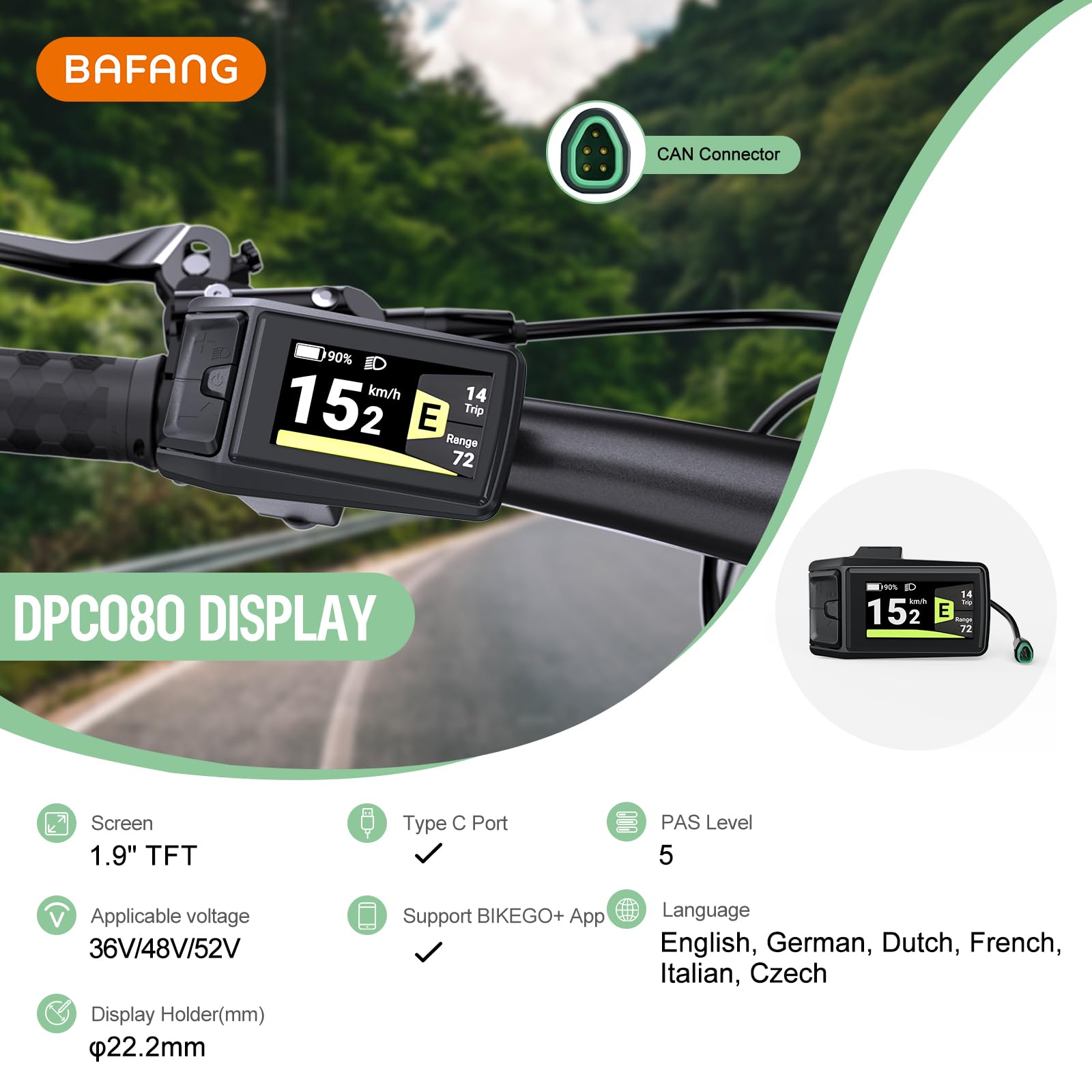 BAFANG 250W 48V BBS01B Moteur Central Kit de Conversion de Vélo Électrique