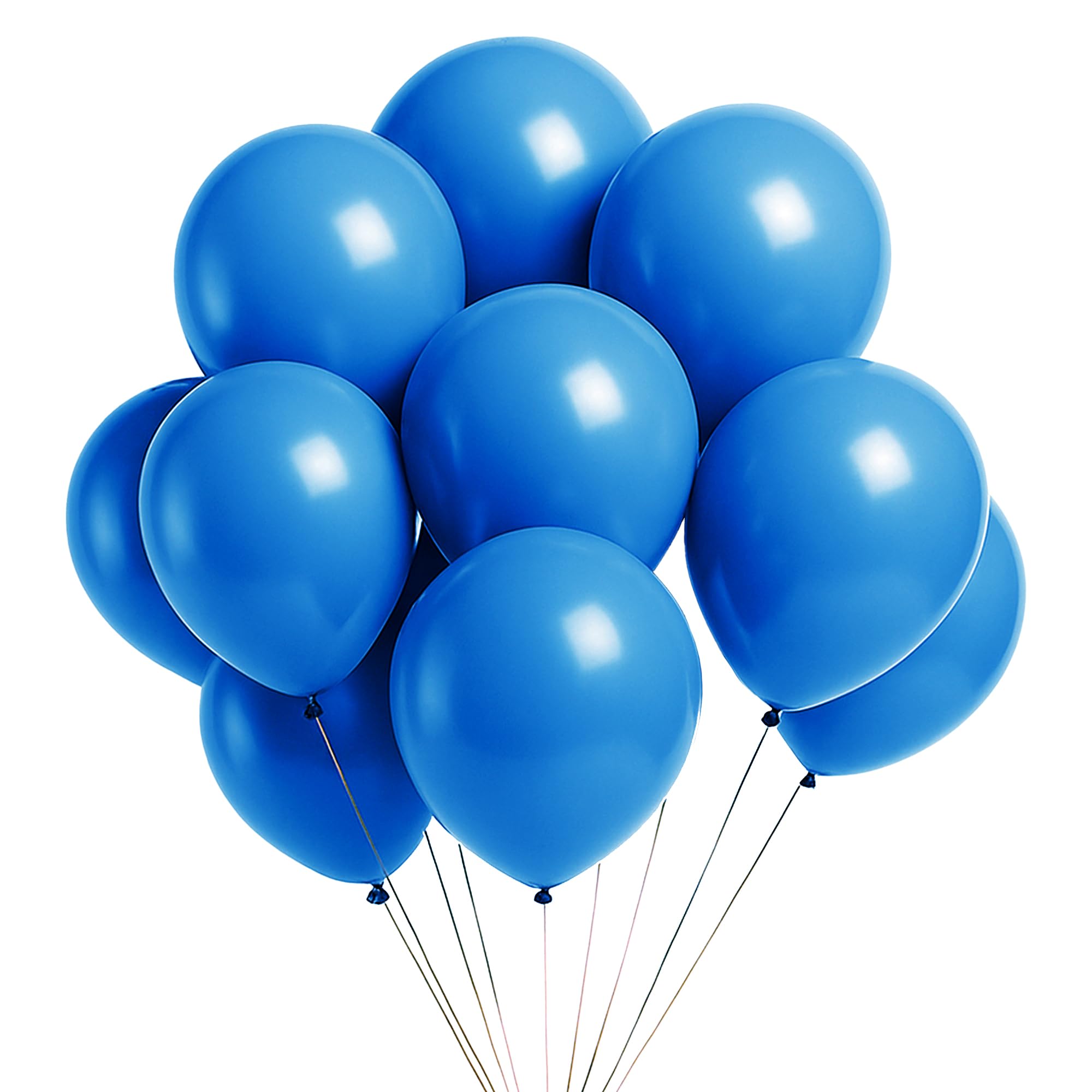 WedDecor 500pcs Light Blue Latex Balloon 10" Large Helium Grade Balloons Birthday Balloons for Kids Party Anniversary, Wedding Decoration Event Supplies Accessories โ image 1