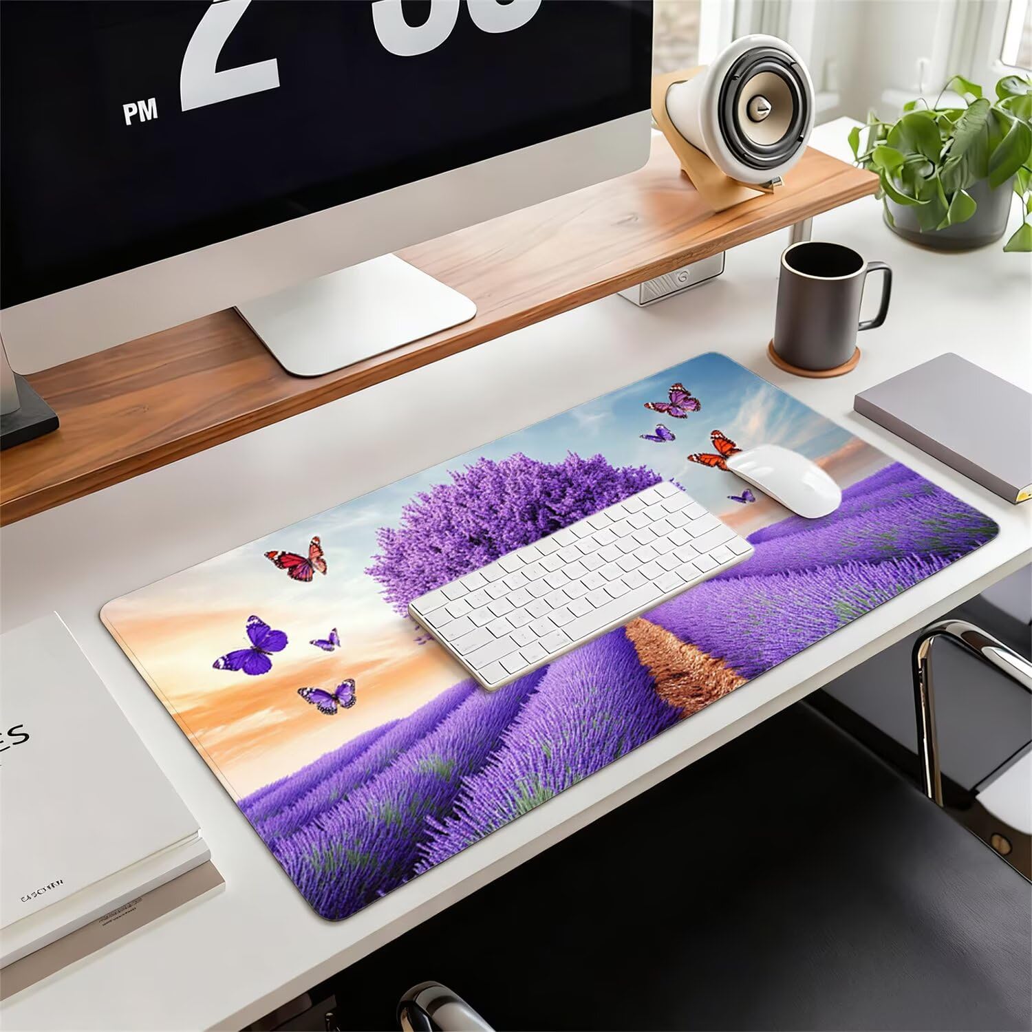 Podkładka pod mysz XXL, 1400 x 600 x 3 mm, antypoślizgowa, wodoodporna, z gumowym spodem, cicha, ergonomiczna praca na biurku, do gier, biura domowego i biura, xg-733