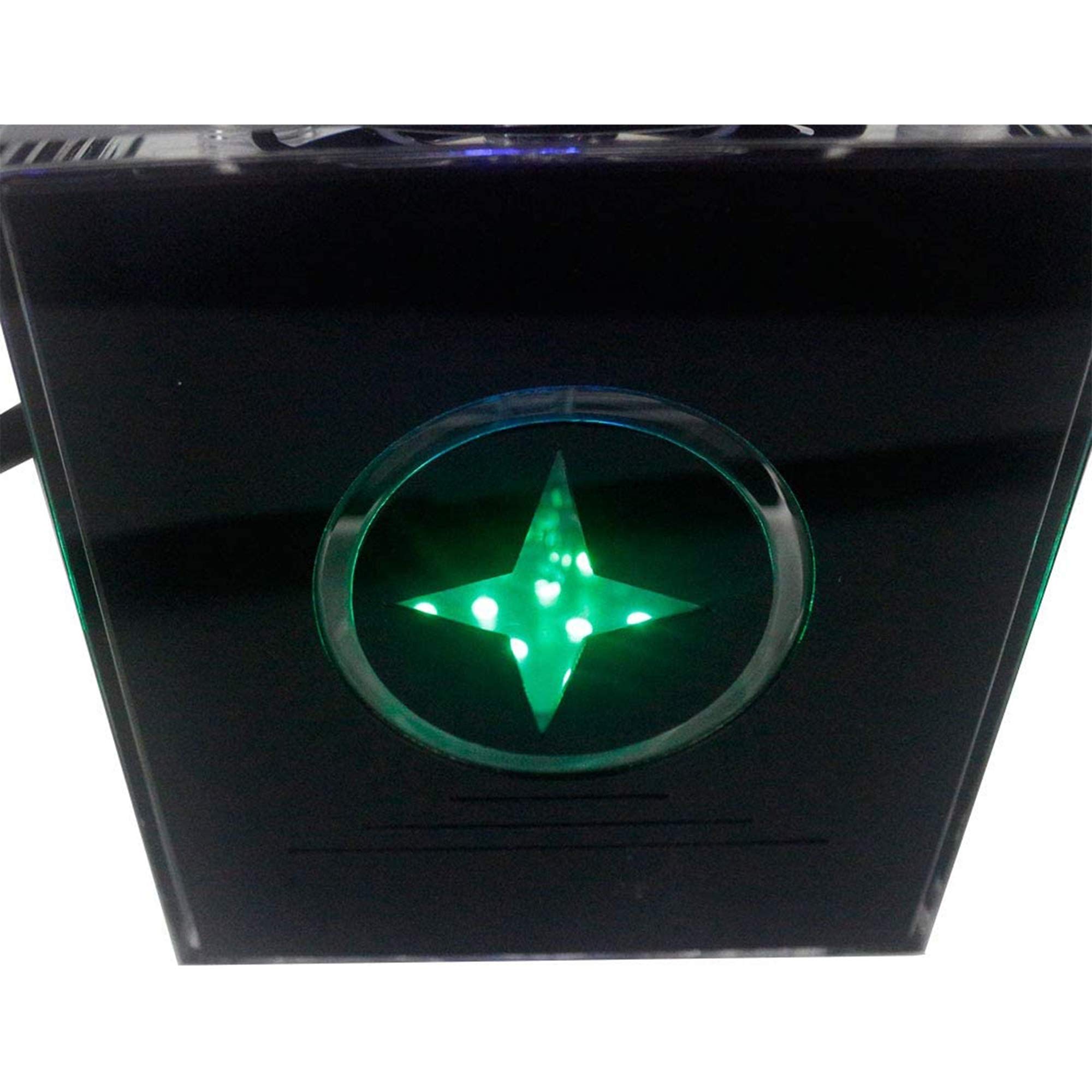 Juego Narguile Luz LED Lujo 20" Narguile Moderno Forma Cubo Acrílico con Cuenco Arcilla Manguera Silicona Pinzas para Carbón Mejor Fumar Narguile