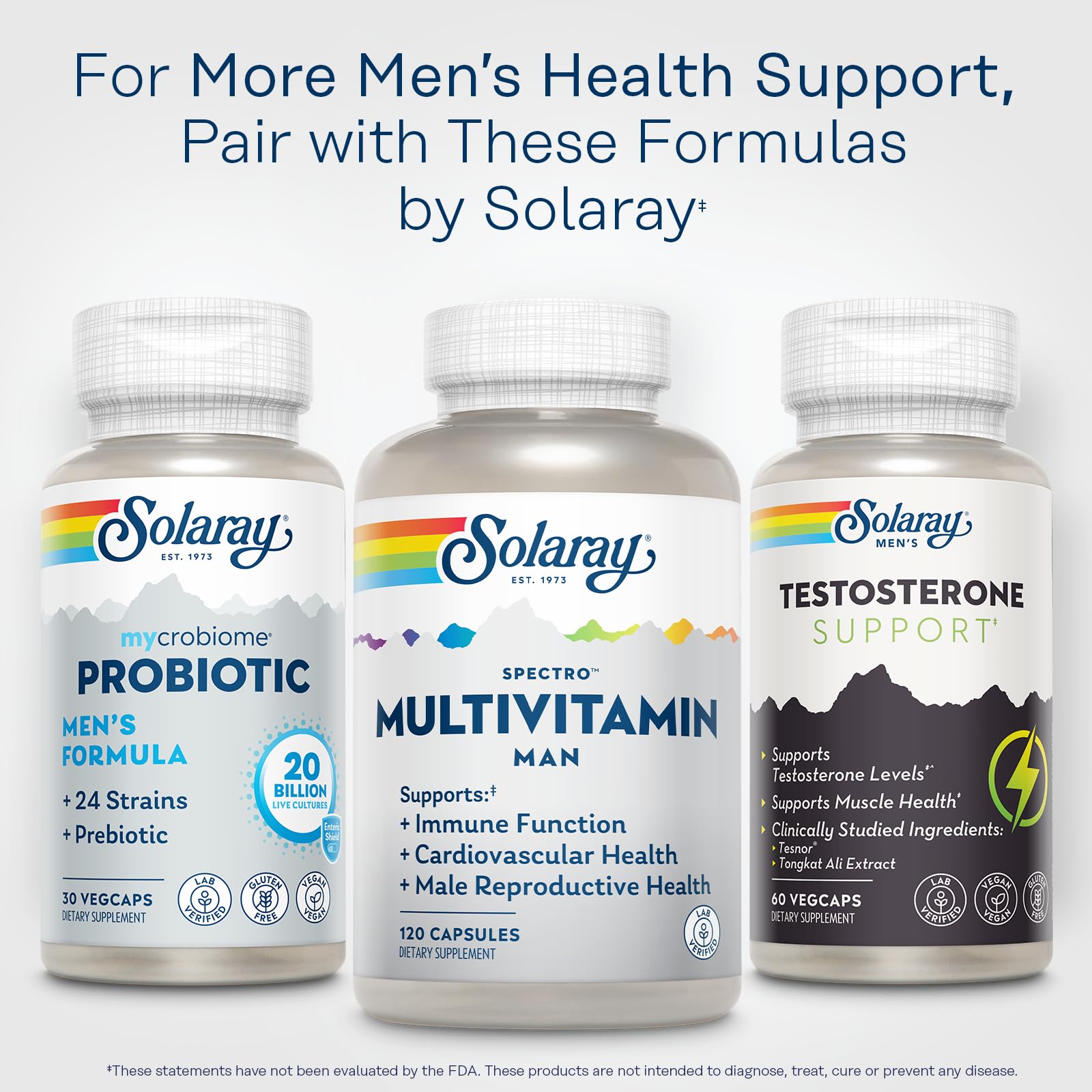 Amazon.com: SOLARAY Spectro Multivitamin for Men - Cellular Energy