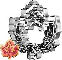 Vista 21 de Cortador de galletas de flores, paquete de 5..